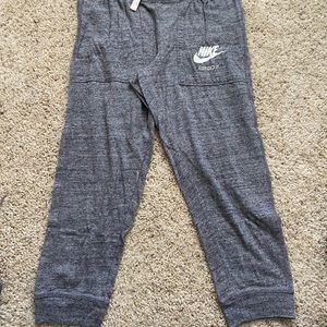 Nike cropped thin sweats
